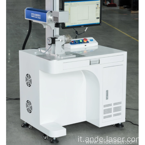 Macchina per marcatura laser a fibra per accessori per computer